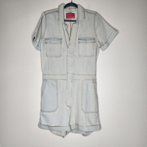 SIGNATURE8 Denim Boiler Romper M/L - Picture 1 of 7